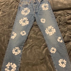 Levi’s x Denim Tears Cotton Wreath Jeans Indigo Size 34